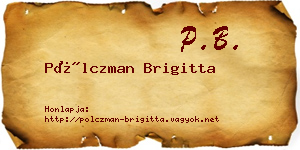 Pölczman Brigitta névjegykártya